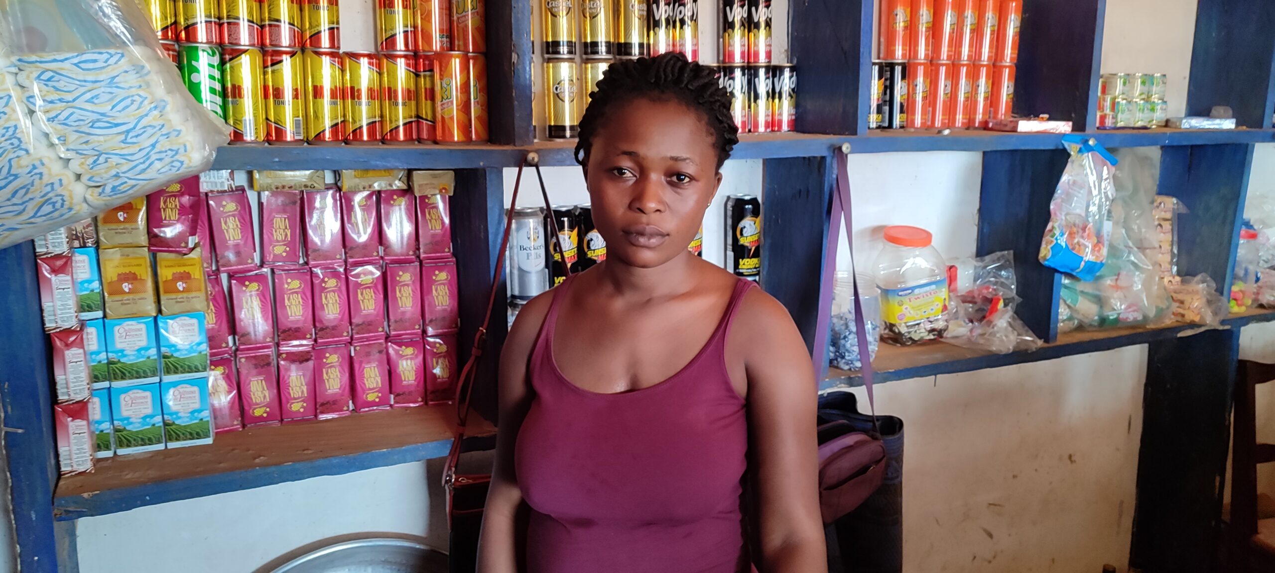 Image de Catherine dans sa boutique